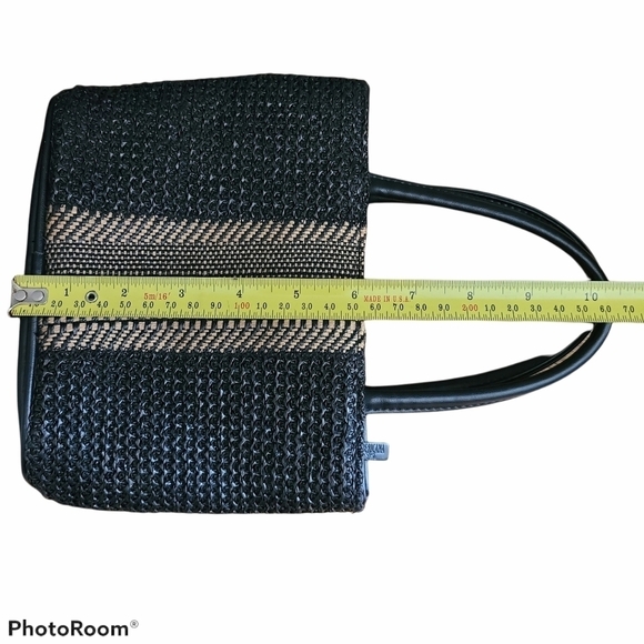 Sharif Black and Tan Mini Bag - Picture 9 of 11